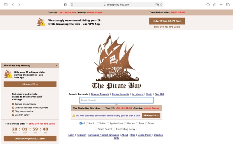 Download Torrents Easily with this Pirate Bay Proxy List